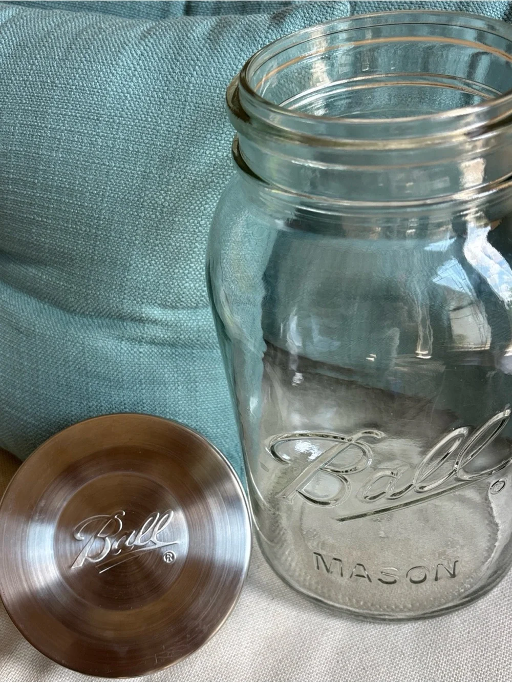 Ball 128oz 1 Gallon Commemorative Glass Mason Jar Extra Lg Super Wide Decorative
